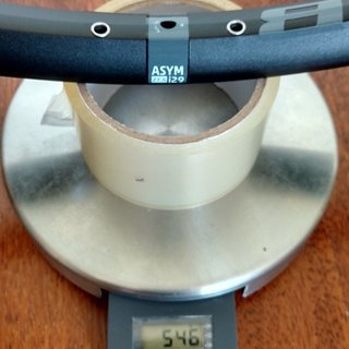 Gewicht WTB Felge Asym i29 650b