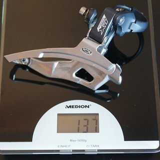 Gewicht Shimano Umwerfer LX FD-M570 34,9mm