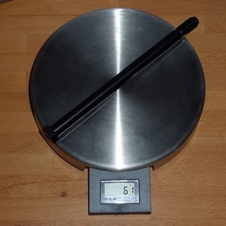 Gewicht Nicolai Achse Steckachse (Al) 150 x 12mm