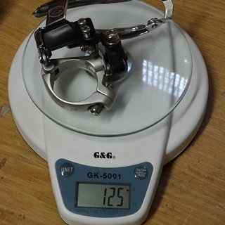 Gewicht Shimano Umwerfer FR-M 750 31,8mm