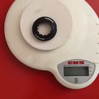Gewicht Shimano Scheibenbremsadapter Centerlock Ring 