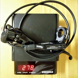 Gewicht Shimano Scheibenbremse BR-M6000 VR, 1000mm