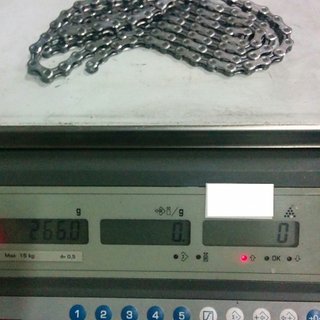Gewicht Shimano Kette CN-6701 10-Fach