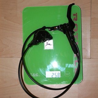 Gewicht Shimano Scheibenbremse XT BR-M8000 VR, 1000 mm