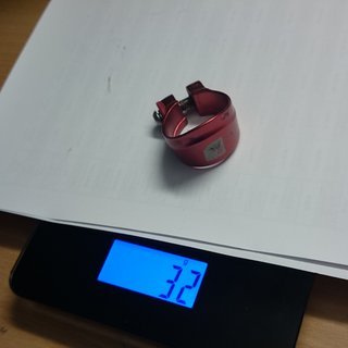 Gewicht Rose Sattelklemme Sattelstützschelle 36mm