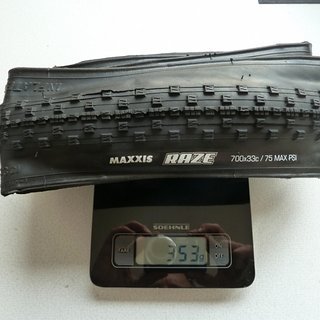 Gewicht Maxxis Reifen Raze (CX-Reifen) 33x700c 33x700c