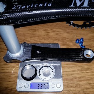 Gewicht THM-Carbones Kurbel Clavicula M3 175