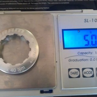 Gewicht SRAM Kassettenabschlussring PG-1070 11Z