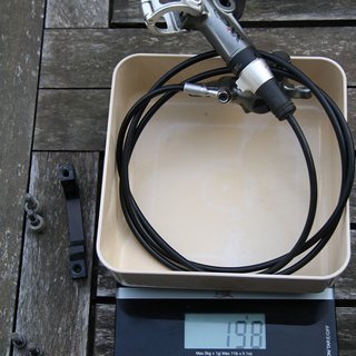 Gewicht Avid Scheibenbremse XX HR, 1350mm