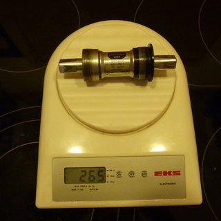 Gewicht Shimano Innenlager XT BB-UN71 4-Kant, 68/122,5mm, BSA
