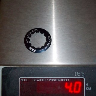 Gewicht FRM Kassettenabschlussring Lockring 11