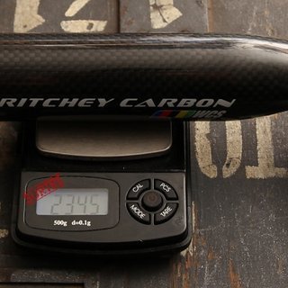 Gewicht Ritchey Sattelstütze WCS Carbon 2-Bolt 34,9 x 400