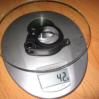 Gewicht Pro Parts Sattelklemme Clamp Quick Release 34,9mm
