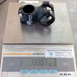 Gewicht Ritchey Vorbau Trail 31.8mm, 45mm, 0°