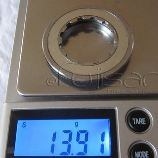 Gewicht Shimano Kassettenabschlussring Ultegra CS-6500 12Z