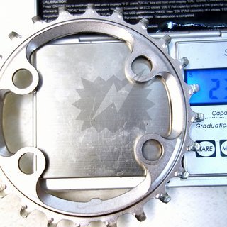 Gewicht Shimano Kettenblatt XTR FC-M9000 64mm, 24Z