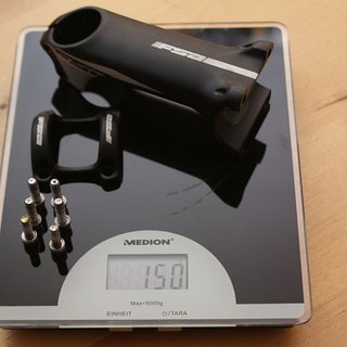 Gewicht FSA Vorbau Non Series Drop Stem 100 mm, -20°