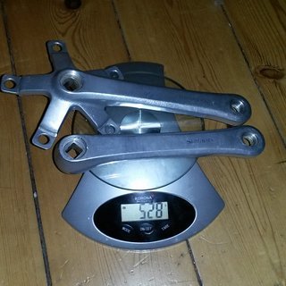 Gewicht Shimano Kurbelgarnitur FC-B124 170mm, 4-kant