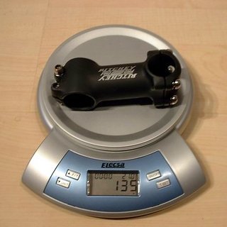 Gewicht Ritchey Vorbau Pro 25.4mm, 80mm, 6°