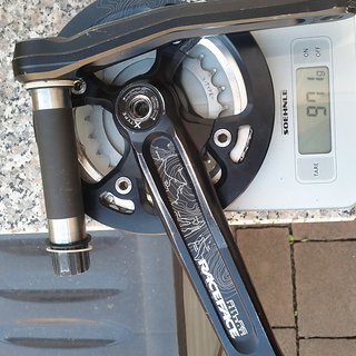 Gewicht Race Face Kurbelgarnitur Atlas FR 175mm, 24/36/BG