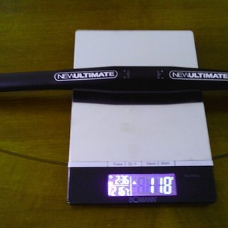Gewicht New Ultimate Lenker XC Scandium 31.8mm, 600mm