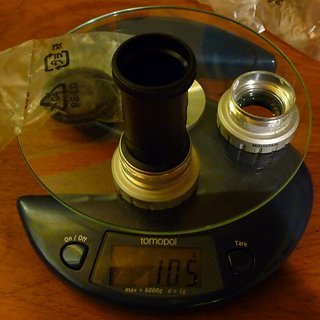 Gewicht Shimano Kurbelgarnitur FC-M545 175mm,  22/36Z