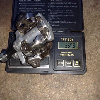 Gewicht Shimano Pedale (Klick) PD-M540 