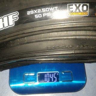 Gewicht Maxxis Reifen Minion DHF 29X2.5WT 29X2.5WT