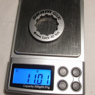 Gewicht SRAM Kassettenabschlussring 9.0 11Z