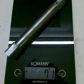 Gewicht Manitou Achse Minute Hex-Lock 110 x 20mm