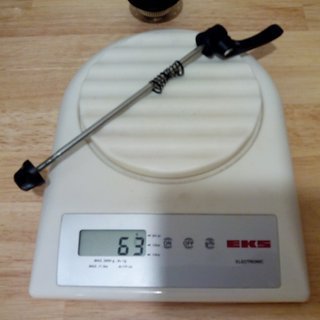 Gewicht Shimano Schnellspanner XT 785er-Serie 135mm