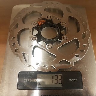 Gewicht Shimano Bremsscheibe SM-RT70 S 160mm