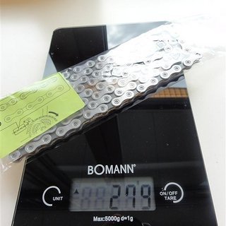 Gewicht Shimano Kette CN-HG94 116 Glieder, 10-fach