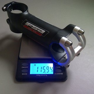 Gewicht FSA Vorbau OS-99 31.8mm, 100mm, 6°
