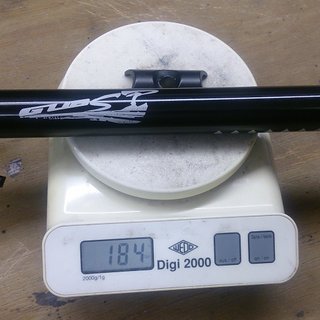 Gewicht GUB Sattelstütze Seatpost GUB G-0272 27.2mm, 350mm