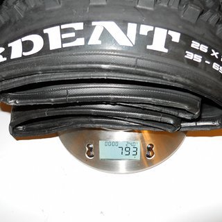 Gewicht Maxxis Reifen Ardent 26x2.4", 58/60-559