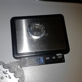 Gewicht Shimano Kassettenabschlussring XT CS-M770 11Z