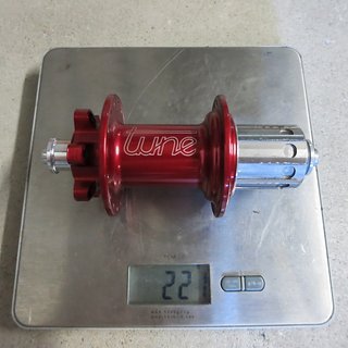 Gewicht Tune Nabe Kong 135mm/QR, 32°