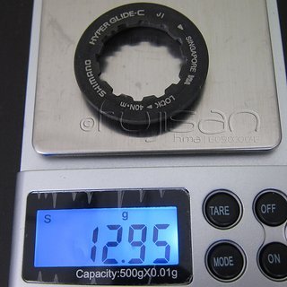 Gewicht Shimano Kassettenabschlussring Acera CS-HG41-8 11Z