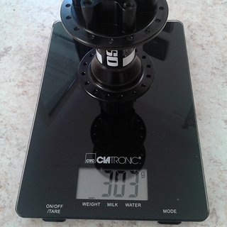 Gewicht DT Swiss Nabe 350 IS boost 148x12mm