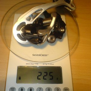 Gewicht Shimano Schaltwerk XT RD-M772 SGS Long Cage