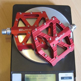Gewicht XLC Pedale (Platform) PM-M12 99,5x96 mm