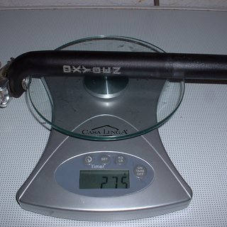 Gewicht Oxygen Sattelstütze Sattelstütze 27.2 x 290mm