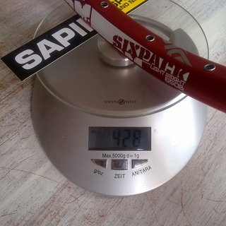Gewicht Sixpack Felge SAM 27,5",584x25,32°