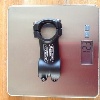 Gewicht FSA Vorbau OS-168 31,8 mm, 70 mm, 6 Grad