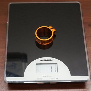 Gewicht Tune Sattelklemme Schraubwürger 31,8 mm