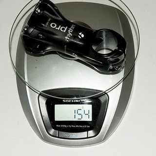 Gewicht Bontrager Vorbau Rhythm Pro (tuned) 31.8mm, 80mm, 7°