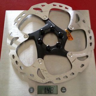 Gewicht Shimano Bremsscheibe SM-RT86M 180mm