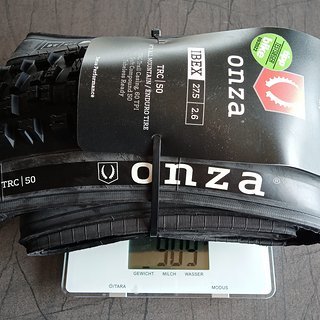 Gewicht Onza Reifen Ibex black TRC 50 27,5 x 2,6