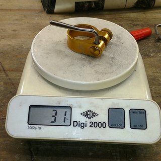 Gewicht Tune Sattelklemme Würger (QR) 31,8mm